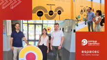 Una representante de Espaitec - Parque Científico y Tecnológico de la Universitat Jaume I visita el PCUMH