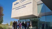 Un representante del PCUMH visita el Parque Científico Universidad Carlos III de Madrid en el marco del programa “Estancias profesionales” de APTE