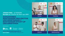 Ganadores de los premios Santander X Spain Awards concedidos en el marco de la 14ª Maratón UMH