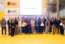 Gala para reconocer a los ganadores de la primera fase de la 15ª Maratón UMH, y de los programas Santander X Explorer y Emprende TFG&TFM